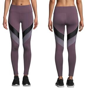 BCBG MaxAzria NWT Performance Leggings High Waist Purple Grey Black
